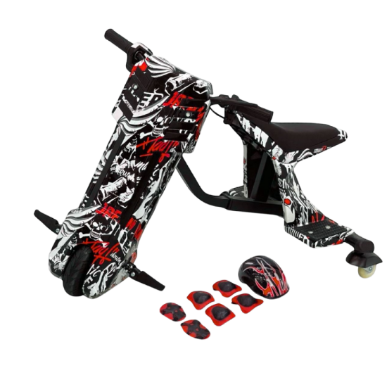 صورة سكوتر Big Drift الكهربائي – إصدار الغرافيتي العصري